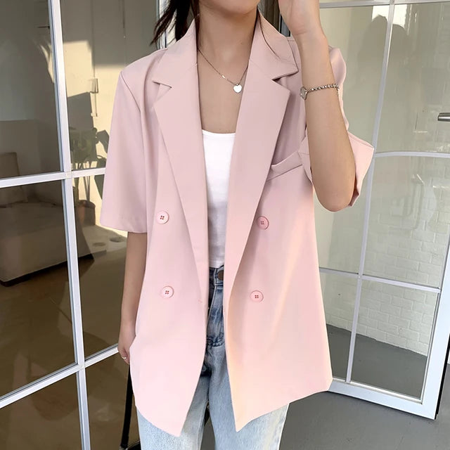 Women's Casual Suit Jacket Loose Fit