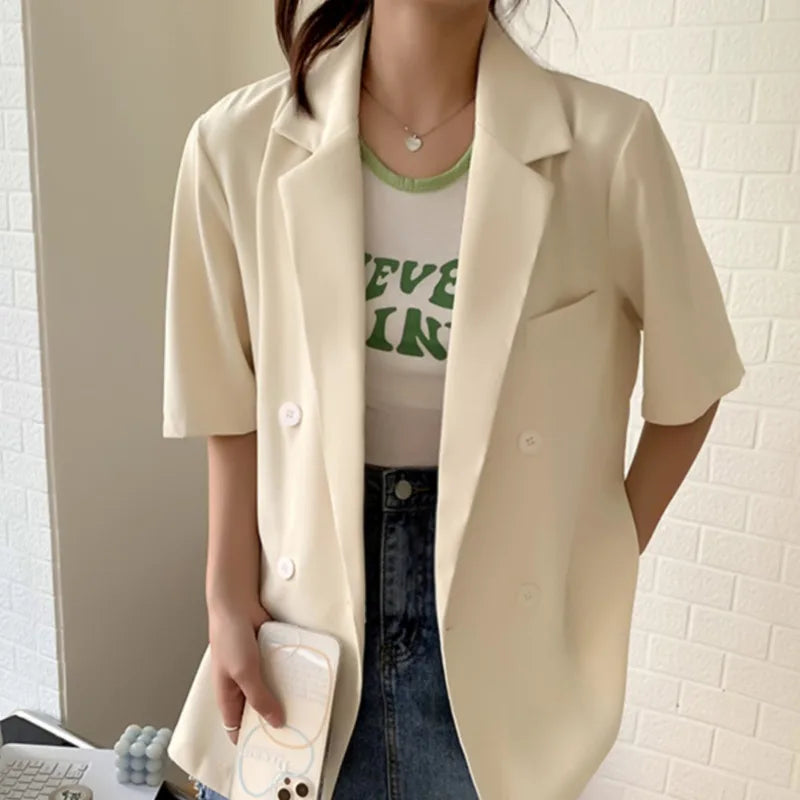 Women's Casual Suit Jacket Loose Fit