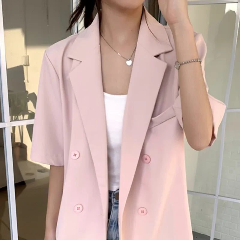 Women's Casual Suit Jacket Loose Fit