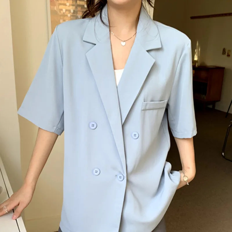 Women's Casual Suit Jacket Loose Fit